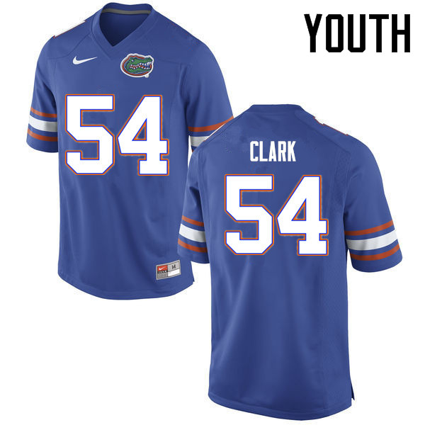 Youth Florida Gators #54 Khairi Clark College Football Jerseys Sale-Blue - Click Image to Close